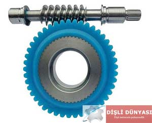 plastik dişli sonsuz vida