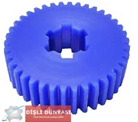 çoklu kamalı plastik düz dişli