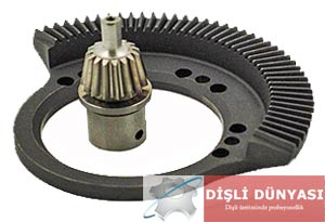 döküm konik dişli