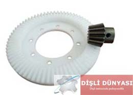 plastik çelik konik dişli