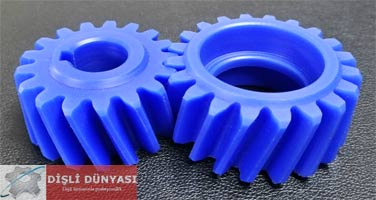 Plastik helis dişli takımı