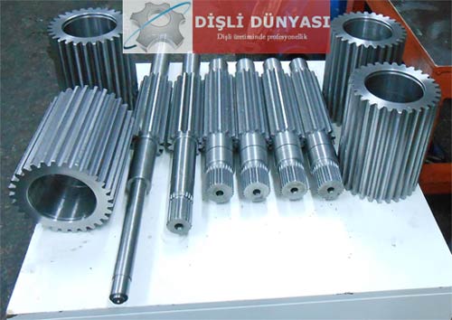 redüktör düz dişlileri