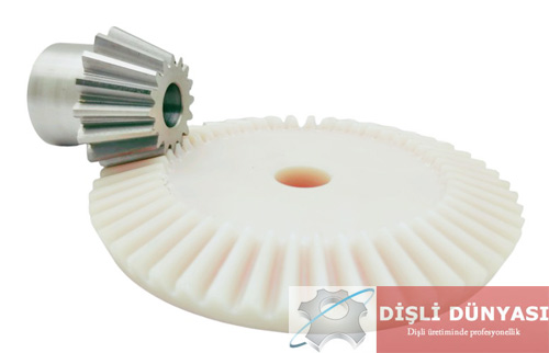 Plastik Çelik Konik Dişli