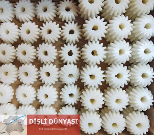 Plastik Konik Pinyon Dişli
