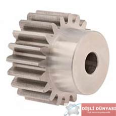 3 modül düz dişli