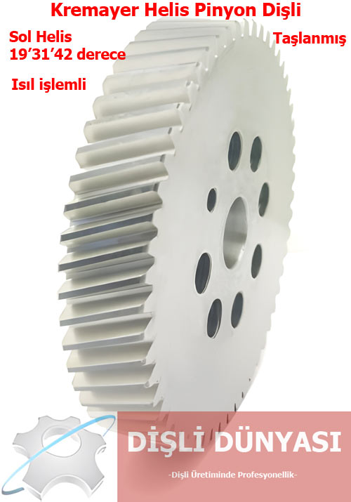 Kremayer Helis Pinyon Dişli