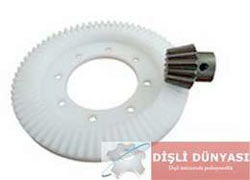 plastik çelik konik dişli