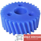 plastik helis dişli