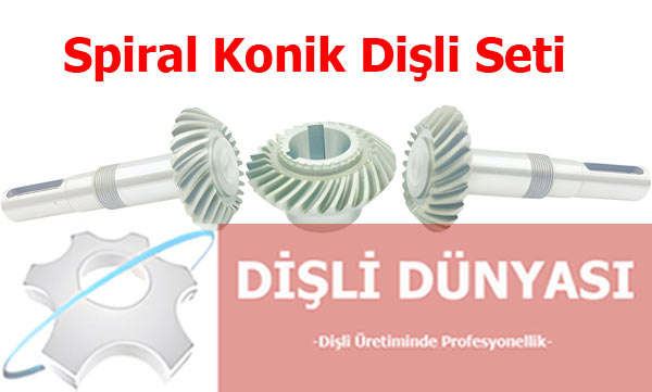 Spiral Konik Dişli Seti