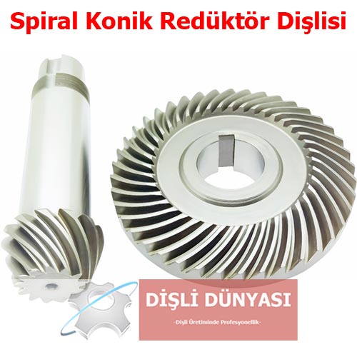 Spiral Konik Redüktör Dişlisi